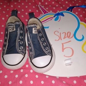Converse size 5 Navy/Denim